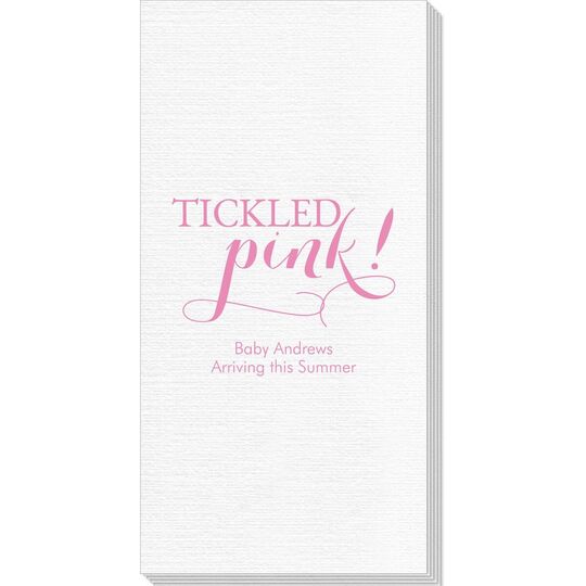 Tickled Pink Deville Guest Towels