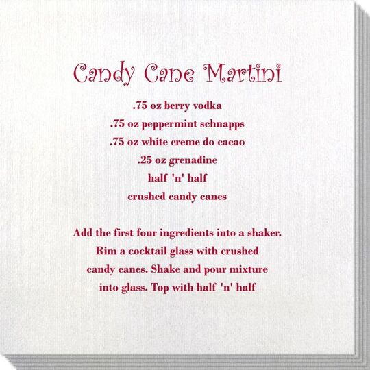 A Lot of Text Bamboo Luxe Napkins