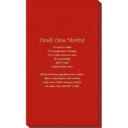 A Lot of Text Linen Like Guest Towels