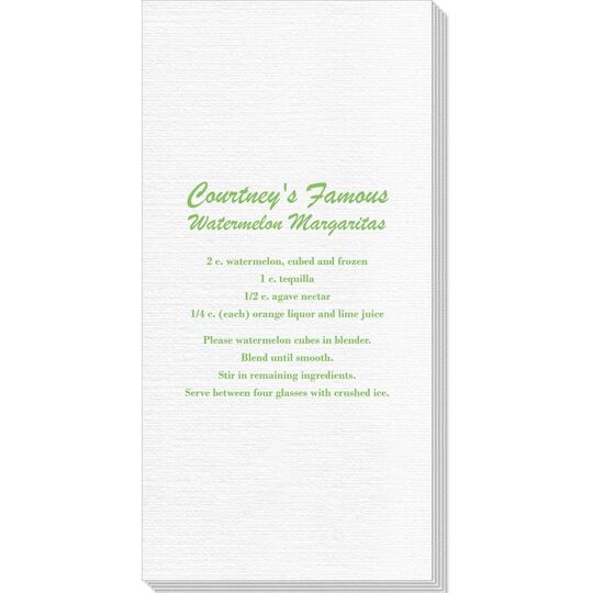 A Lot of Text Deville Guest Towels