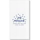 Confetti Dots Just Married Deville Guest Towels Image 2 of 2