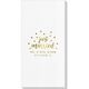 Confetti Dots Just Married Deville Guest Towels Image 1 of 2