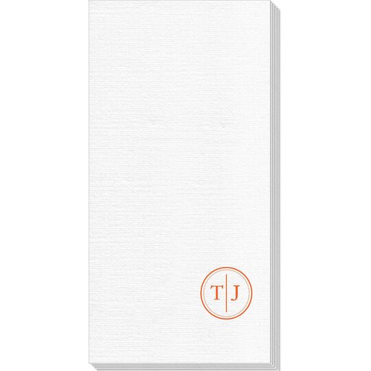 Petite Dotted Circle Duogram Deville Guest Towels