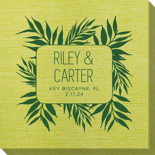 Palm Leaves Bamboo Luxe Napkins