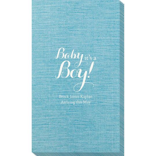 Baby It's A Boy Bamboo Luxe Guest Towels