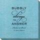 Bubbly is the Answer Bamboo Luxe Napkins Image 5 of 5