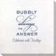 Bubbly is the Answer Bamboo Luxe Napkins Image 2 of 5