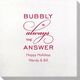Bubbly is the Answer Bamboo Luxe Napkins Image 3 of 5