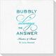 Bubbly is the Answer Deville Napkins Image 5 of 5