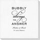 Bubbly is the Answer Deville Napkins Image 1 of 5