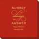 Bubbly is the Answer Linen Like Napkins Image 5 of 5