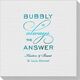 Bubbly is the Answer Linen Like Napkins Image 4 of 5