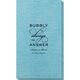 Bubbly is the Answer Bamboo Luxe Guest Towels Image 2 of 5
