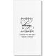 Bubbly is the Answer Deville Guest Towels Image 5 of 5