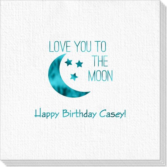 Love You To The Moon Deville Napkins