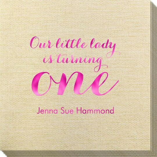 Our Little Lady Bamboo Luxe Napkins