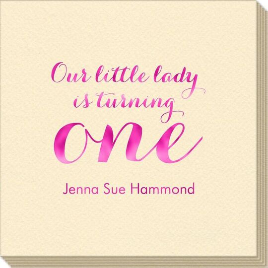 Our Little Lady Linen Like Napkins