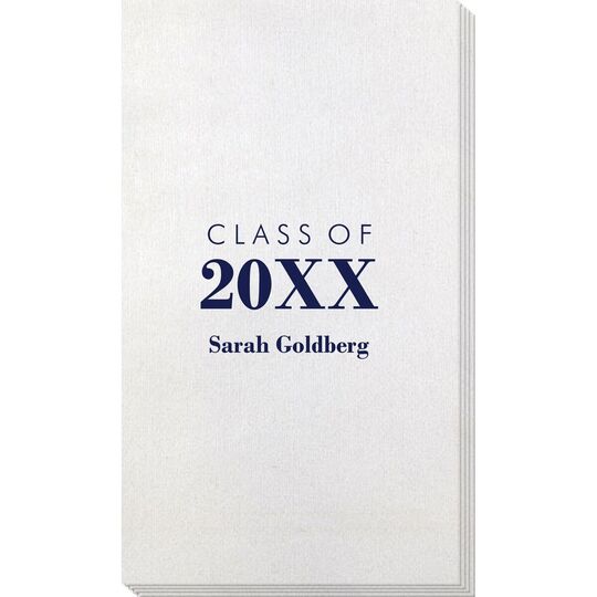 Class Of Printed Bamboo Luxe Guest Towels