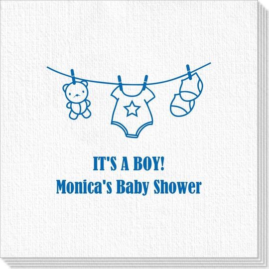 Teddy Bear Clothesline Deville Napkins