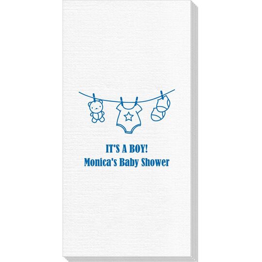 Teddy Bear Clothesline Deville Guest Towels