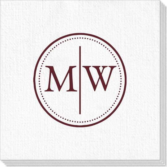 Dotted Circle Duogram Deville Napkins