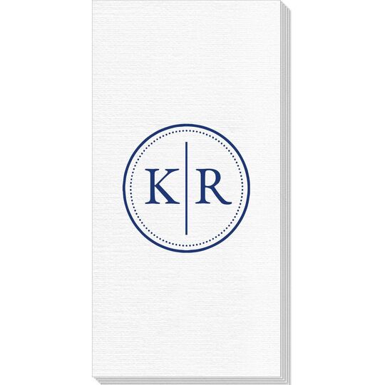 Dotted Circle Duogram Deville Guest Towels