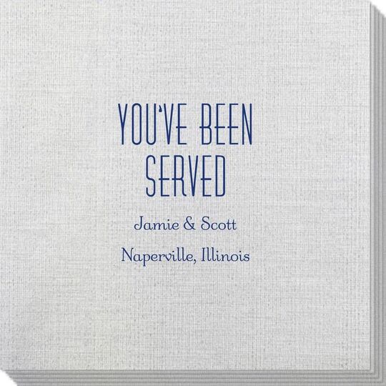 You've Been Served Bamboo Luxe Napkins
