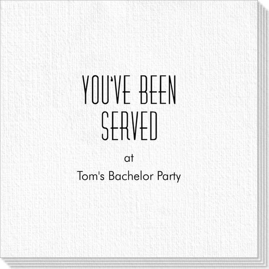 You've Been Served Deville Napkins