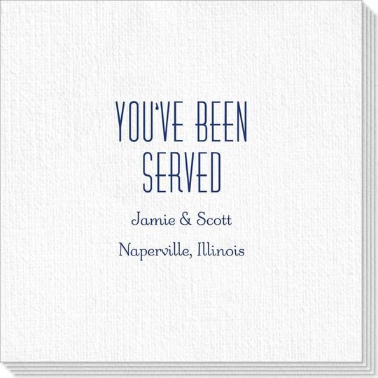 You've Been Served Deville Napkins
