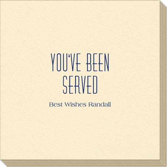 You've Been Served Linen Like Napkins