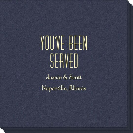 You've Been Served Linen Like Napkins