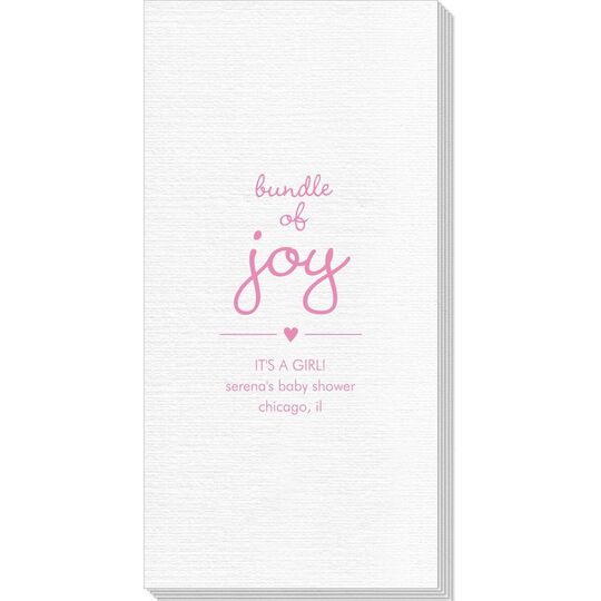 Heart Bundle of Joy Deville Guest Towels