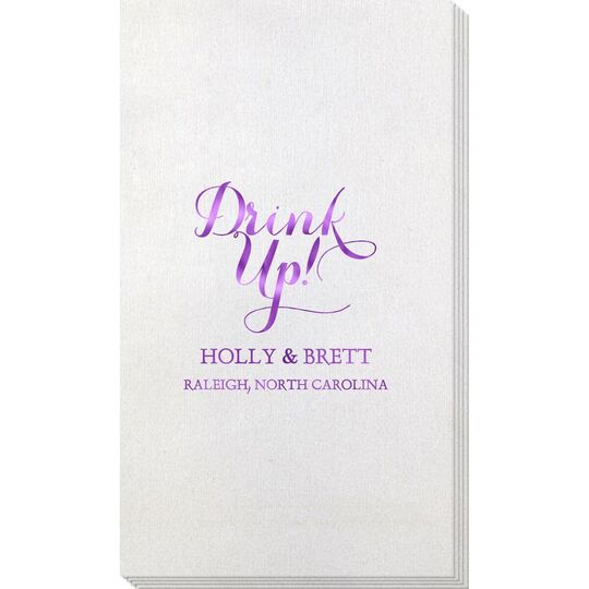 Drink Up Bamboo Luxe Guest Towels