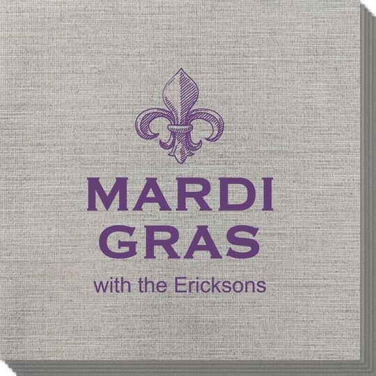 Mardi Gras Bamboo Luxe Napkins