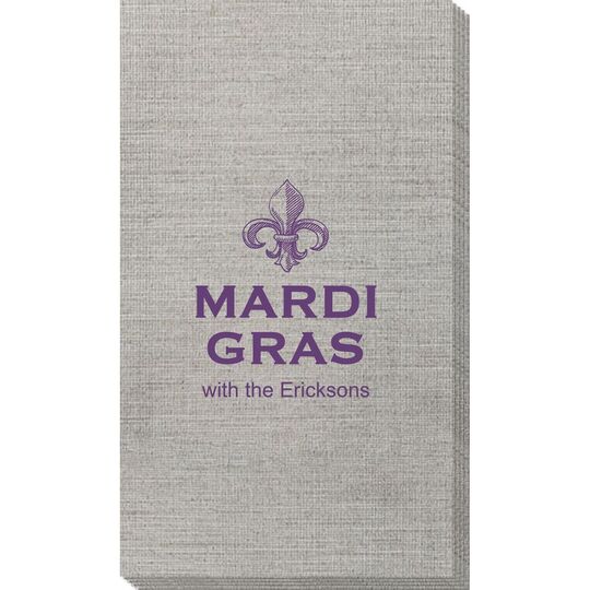 Mardi Gras Bamboo Luxe Guest Towels