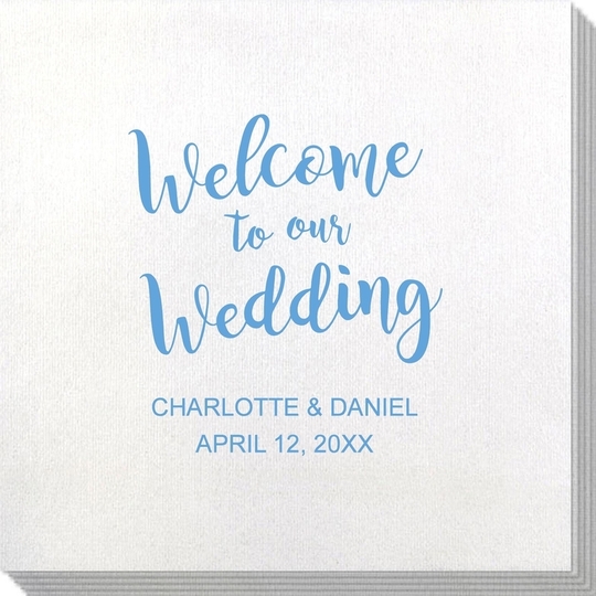 Welcome to our Wedding Bamboo Luxe Napkins