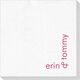 Corner Text with Ampersand Deville Napkins Image 1 of 2