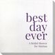 Best Day Ever Big Word Bamboo Luxe Napkins Image 3 of 5