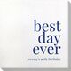 Best Day Ever Big Word Bamboo Luxe Napkins Image 4 of 5