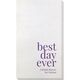 Best Day Ever Big Word Bamboo Luxe Guest Towels Image 5 of 5