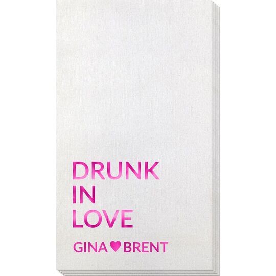 Drunk In Love Bamboo Luxe Guest Towels