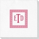 Greek Key Border with Monogram Deville Napkins Image 2 of 2