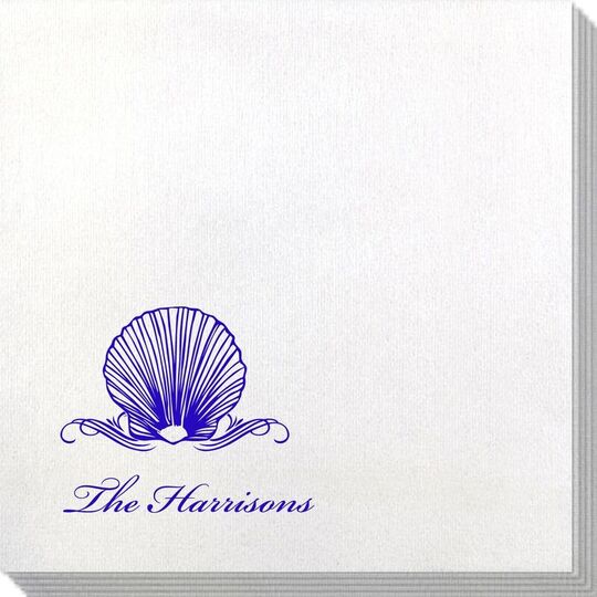 Graceful Seashell Bamboo Luxe Napkins