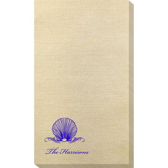 Graceful Seashell Bamboo Luxe Guest Towels