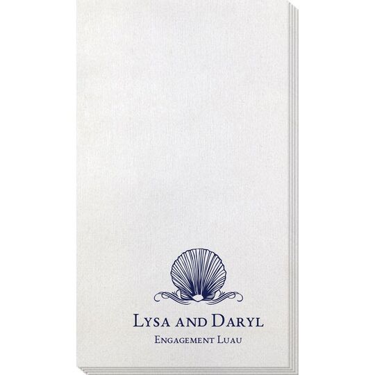 Graceful Seashell Bamboo Luxe Guest Towels