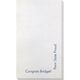 Corner Text Bamboo Luxe Guest Towels Image 8 of 11