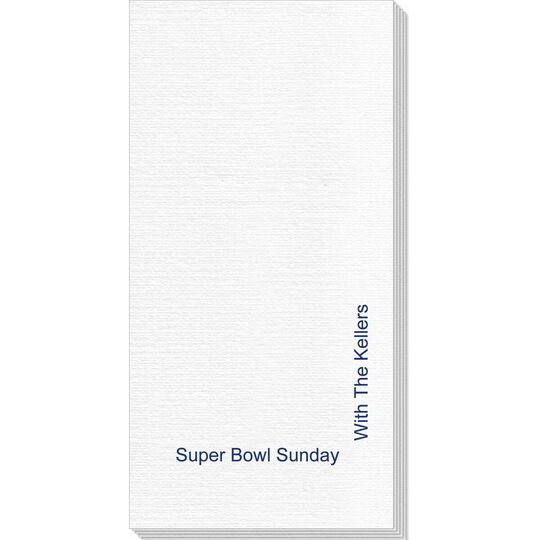 Corner Text Deville Guest Towels