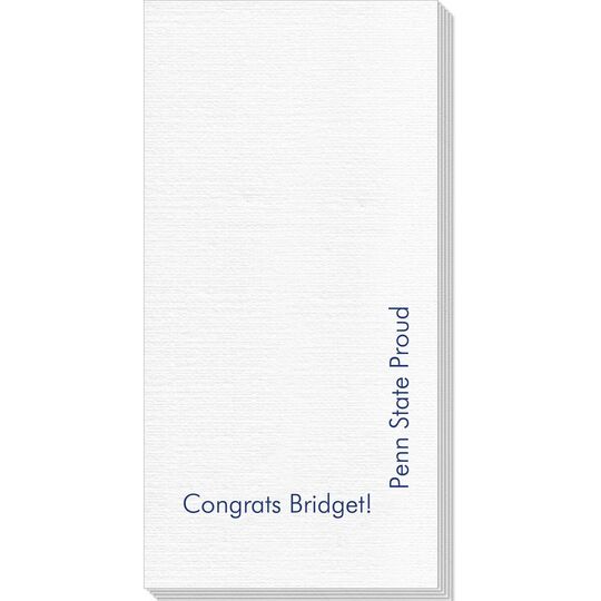 Corner Text Deville Guest Towels