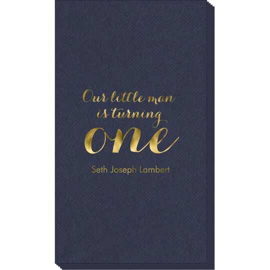 Our Little Man Linen Like Guest Towels