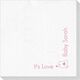 Corner Text with Baby Bird Design Deville Napkins Image 1 of 2